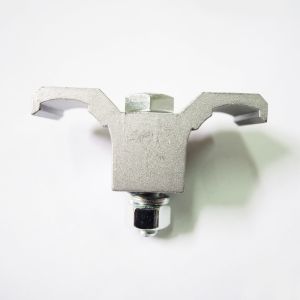 DYE28-02 Castor Wheel Mounting Base Wheel Support Bracket For Lean Rack System