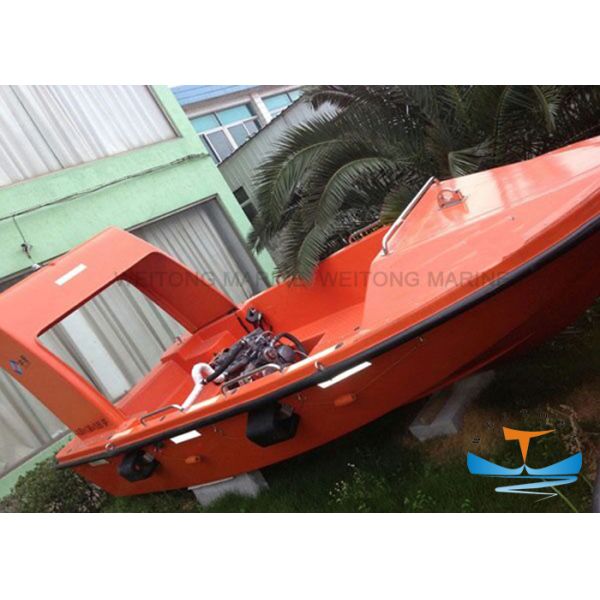 Light Weight Solas Rescue Boat , Fire Protected Lifeboat 6-16 Person Capacity