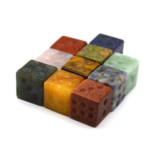 Get Your Hands on Gemstone 15mm Cube Dice A Must-Have for Any Game Enthusiast