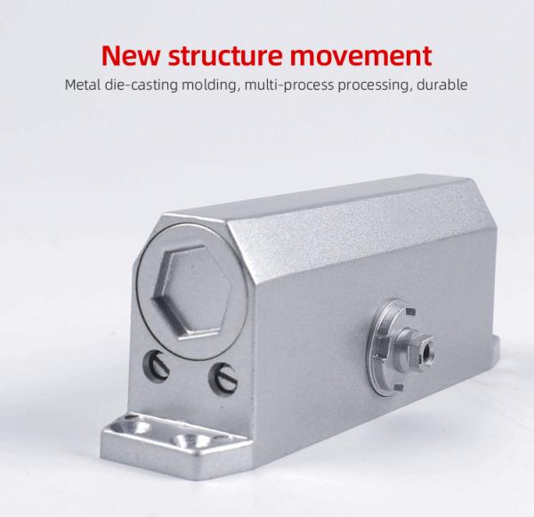 Hydraulic Soft Closing Door Closer for Heavy Duty Automatic Doors 120KG Capacity