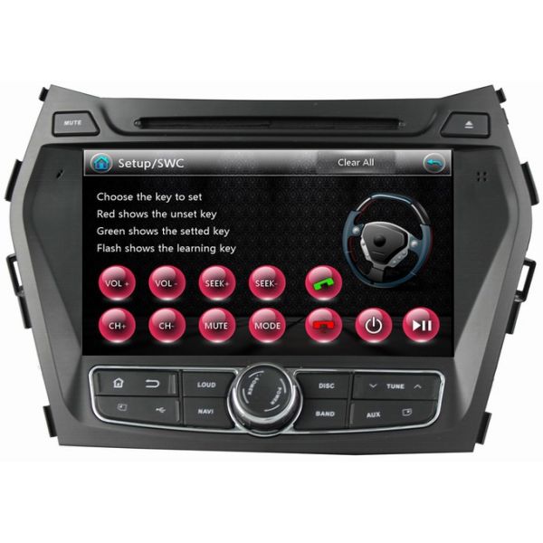 Ouchuangbo Car Stereo GPS Navi for Hyundai IX45 /Santa Fe 2013-2014 DVD Bluetooth USB SWC OCB-8056A