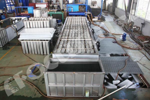 Energy-saving Stainless Steel Brine System Block Ice Machine with R404a Refrigerant