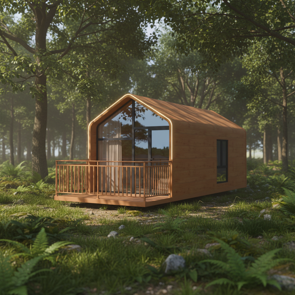 Stylish Eco-Friendly Modern Prefab Home Safe Lightweight Steel Irregular House Durable Container for Hotel Use with Kitchen