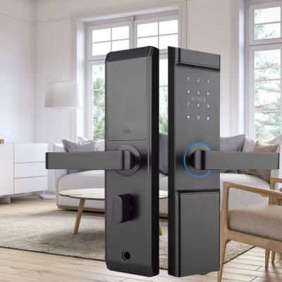 Black TTlock Digital Door Lock 35mm - 55mm Hotel Digital Door Lock