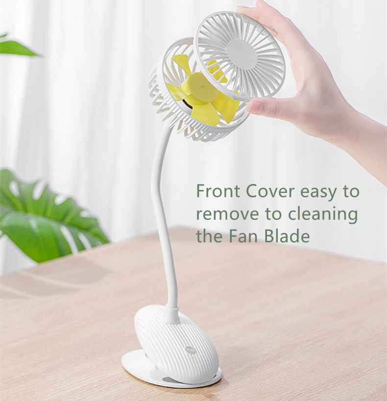 Electric Hand Fan Battery Charging USB Rechargeable Desk Cooling Table Winding Machine Small Cooler Wholesale Mini Clip Fans