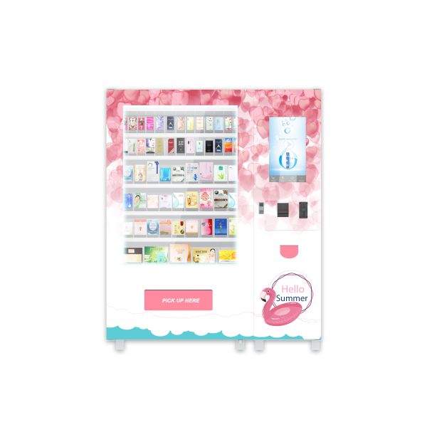 タッチ画面のモニターが付いている冷間圧延された鋼鉄自動化された小型市場の自動販売機