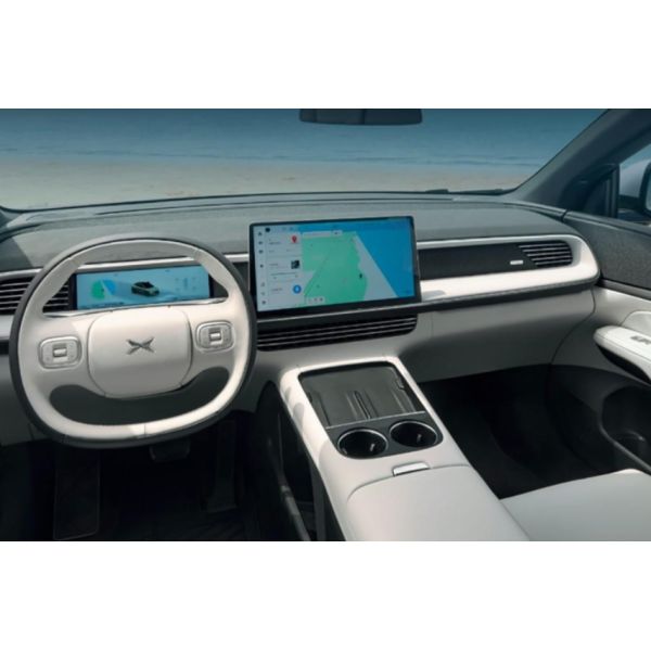 Experience the Future with XPeng X9 Super Intelligent Electric Car in Crescent Silver