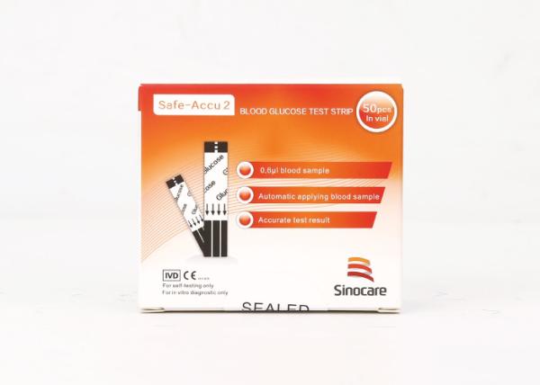 Sinocare Blood Sugar Test Machine Cv lower than 6% With 200 Test Results Memory