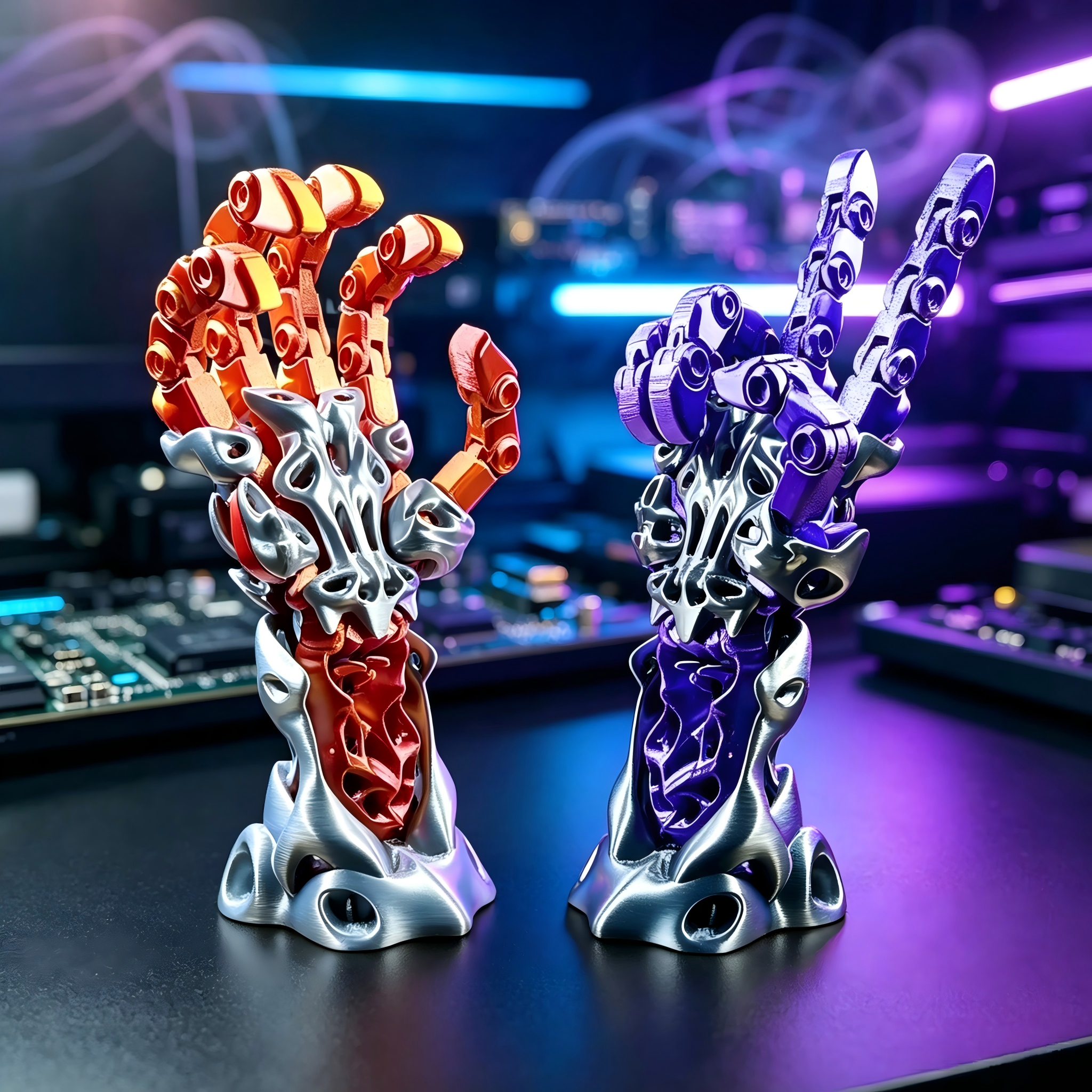 Hollow Skeletal 3d Toy Maker Styling Toys Poseable Mechanical Articulated Finger Joints