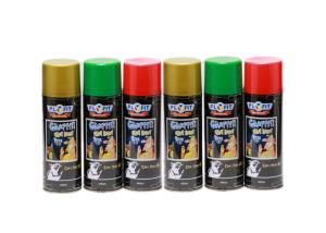 Alcoholic Based Graffiti Art Colorful Spray Paint 400ml Liquid Coating State