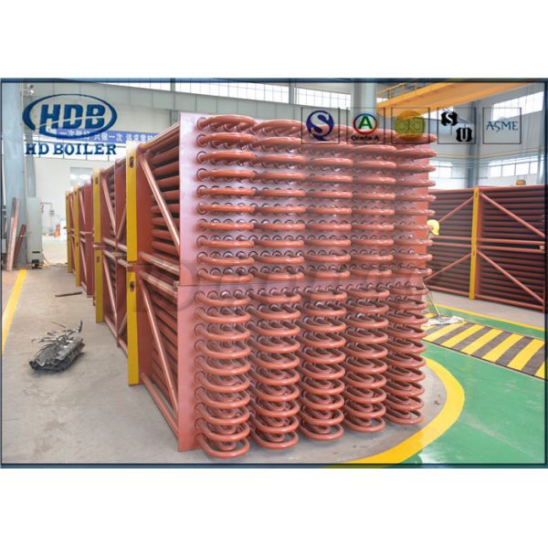Exhaust Heat Recovery System Low Temperature Boiler Economizer For CFB / HRSG Boiler