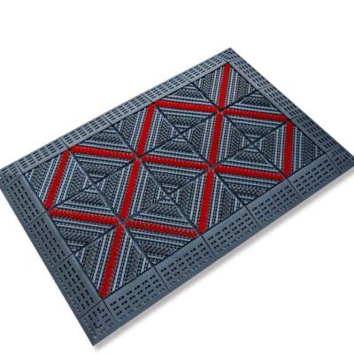 25MM EVA Base Non Slip Entrance exterior Mats Shoe Scraper Brush Mat 150x150