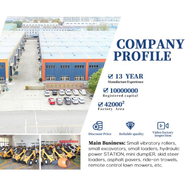 Многофункциональная сцепная сдвижная загрузка для смешивания бетона, снятия снега и чистки