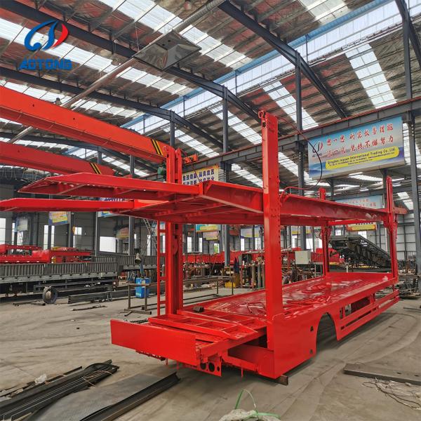 3-Axle 13T Car Carrier Semi Trailer with 500mm Main Beam
