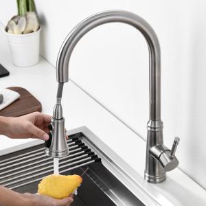 Única torneira esperta flexível da cozinha do torneira DC4.5-6.5V da banca da