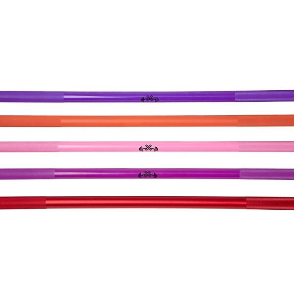 junior training barbell bar for beginners/teenagers/women, colored weightlifing bar