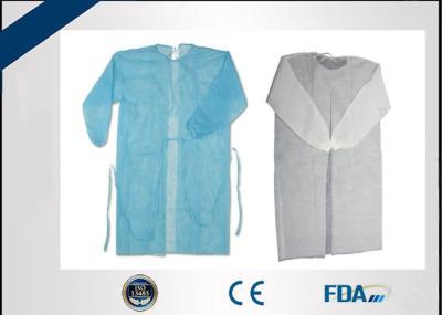 Non Woven Disposable Coverall Suit Tear Resistant For Dust / Bacteria Isolation