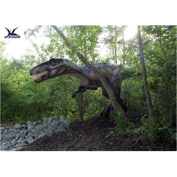 Dinosaur Replicas Life Size , Dinosaur Garden Sculpture For Forest Playground Decoration