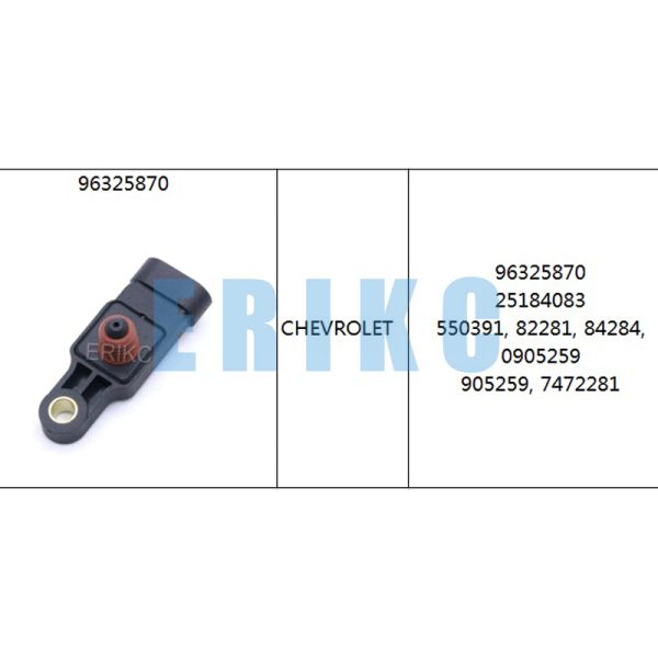 ERIKC 96325870 boost MAP Manifold Absolute Pressure Intake Air Sensor 25184083 FOR CHEVROLET
