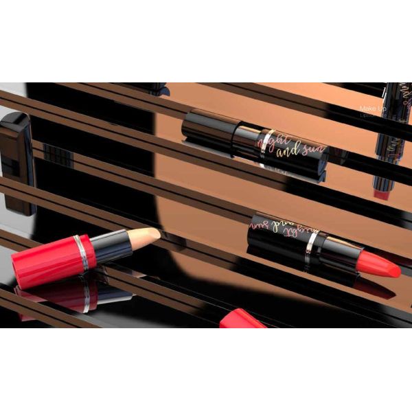 PET Lipstick Eco Cosmetic Packaging 3.5g Lightweight refillable