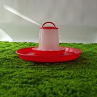 Embalagem de cartão conveniente de bandeja de plástico para alimentação de aves de capoeira, fácil de limpar e mover para galinhas