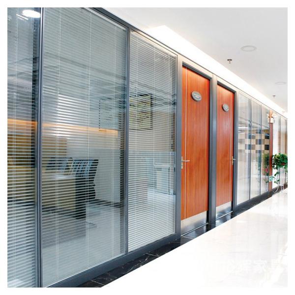 Parement en verre en aluminium trempé pour la décoration de bureaux et d'hôtels