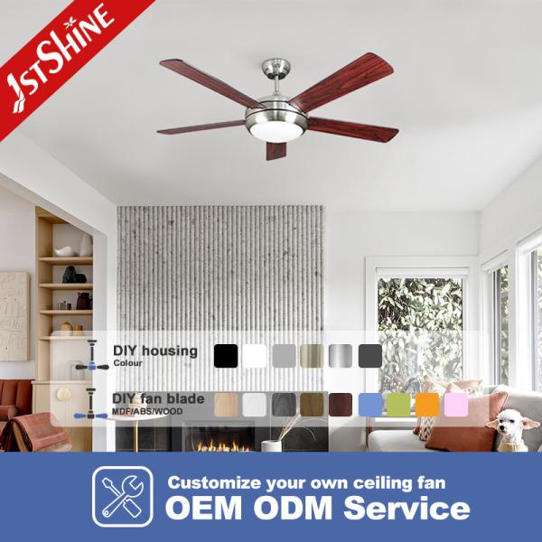 110V/50Hz Voltage 1stshine Ceiling Fan with 52 Inch Air Cooling Motor and Remote Control