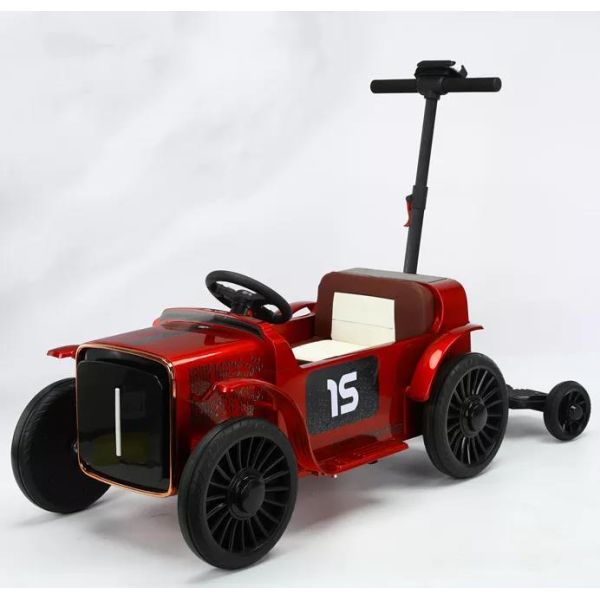Material de plástico PP 12V coche de juguete eléctrico con control parental y remolque