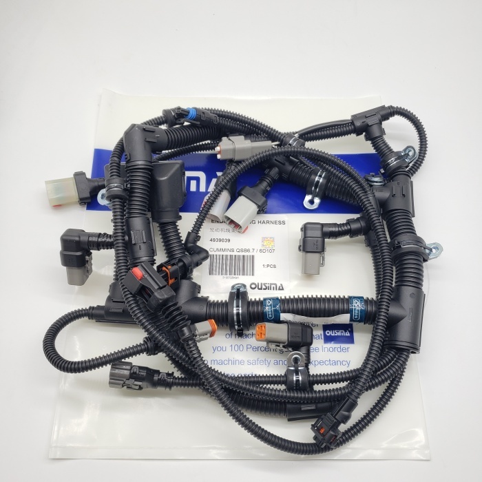 High Quality Excavator Wiring Harness for QSB6.7 6D107 HL740-7A HL740-9 Angle Wiring Harness