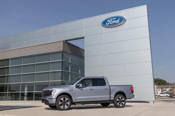 carro elétrico Ford F-150 Iluminação pickup elétrico puro com grande alcance e enorme armazenamento