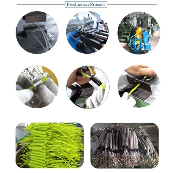 Гибкие удя талрепы/свернутые спиралью Retractable инструментов гребли привязывают с Carabiner