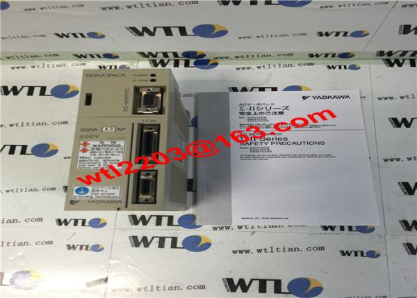 Un moteur de Yaskawa de garantie d'an conduit SGD-A3AP Servopack 1PH 200-230V 50/60HZ 11AMPS