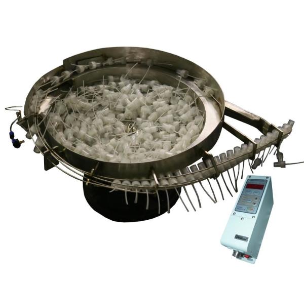 Mouth Tube Cap Spray Automatic Production Line , Durable Vibratory Bowl Feeder