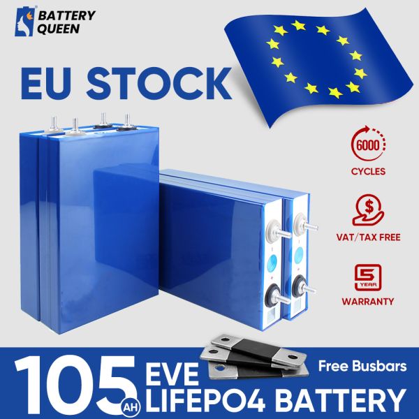 EVE 105ah lifepo4 eu запас 3C скорость разряда 51.2v литий-ионный аккумулятор 48v 105ah для 48v