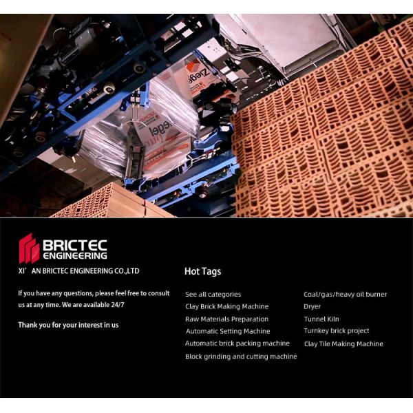 Touching Screen Automatic Brick Packing Machine with Cost Savings and Strong Protective Performance