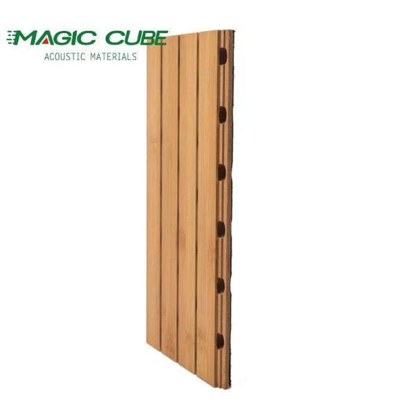 New Arrivals Noise Reduction Customize Grooved Wood Panels For Interior Walls European Style