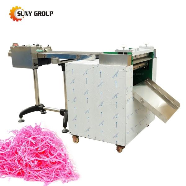 Máquina de corte de papel de rugas de corte em tiras