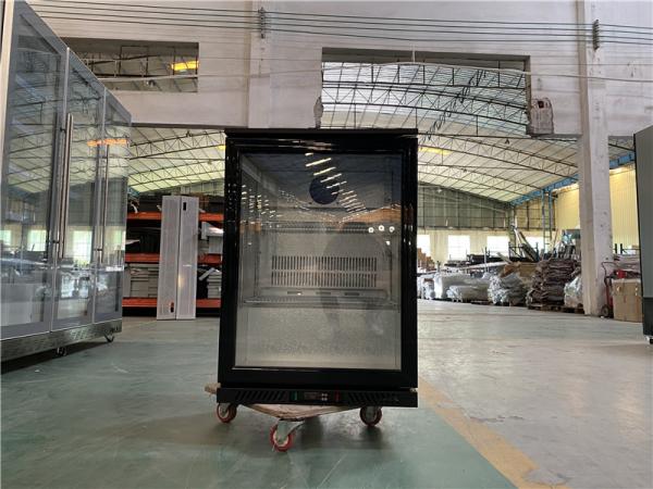 Glass Swing Door Back Bar Cooler Mini Fridge Desktop Under Bar Cooler