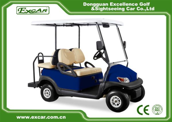 EXCAR Dark Blue 48V Battery Powered Golf Cart AU CHAFTA Approved 2+2 Seats
