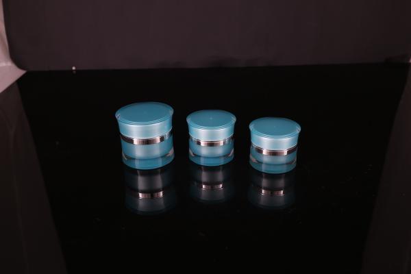 hand lip crystal pump empty square white Screen Printing Airless 30ml Cosmetic Cream Jars