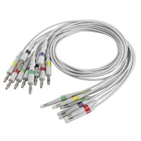 Câble ECG Welch Allyn CP200 à 10 fils Fils conducteurs ECG CEI 4.0 Fils conducteurs ECG banane