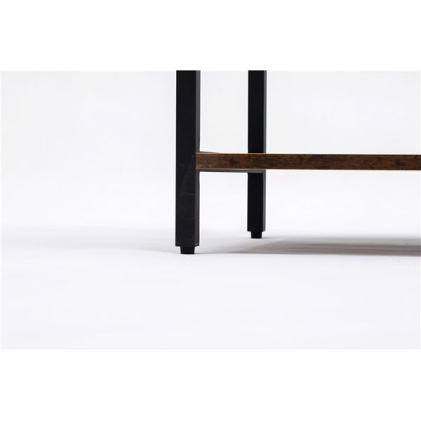 Customized Metal Timber Bedside Table Organizer Cabinet