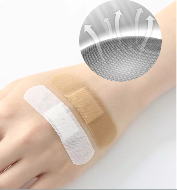 high quality white band-aid fabric medical wound adhesive plaster custom printed band aid