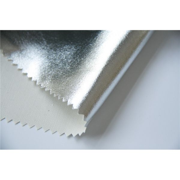 Heat Resistance 260 Degree Yellow Anti Cut Para Aramid Fabric Aluminum Coating
