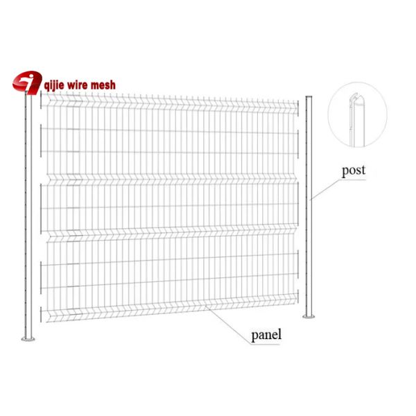 Устойчивость к старению 3д сварила панели загородки сетки сада легкие для установки