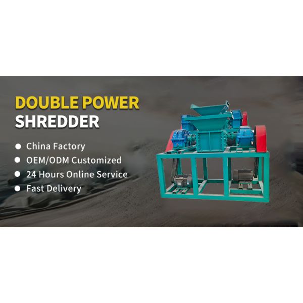 Recycling Paper Waste Books Scrap Wood Tree Root Waste Plastic Bottle Shredder Machine
