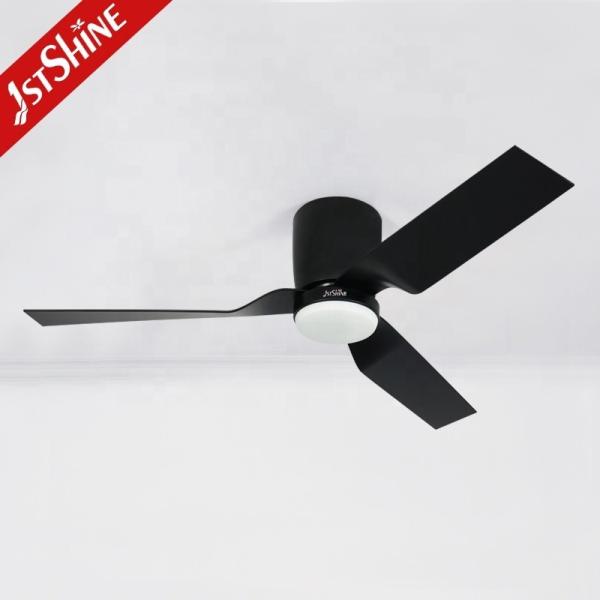 Low Profile Ceiling Fan with Safety Remote Control and 3 Color LED Light by 1stshine