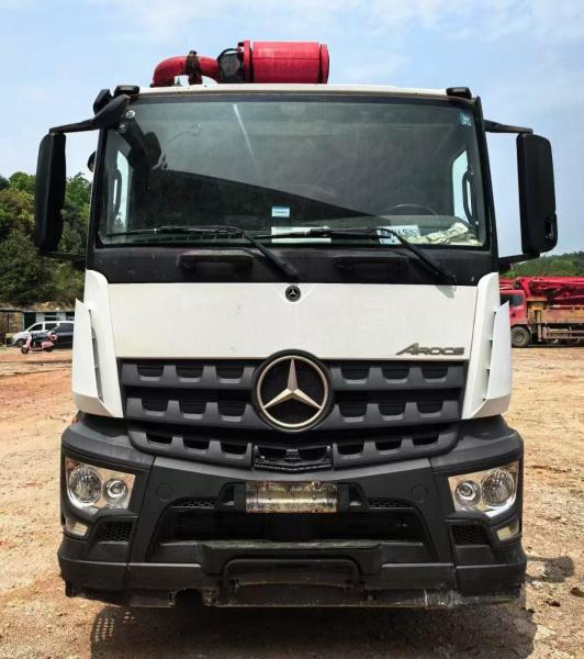 2020 Year 62M Used Sany Concrete Pump With Benz Chassis C10 System For Cement Company