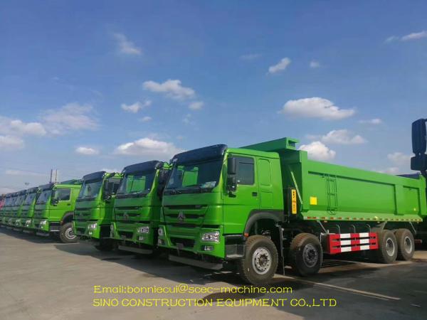Caminhão basculante resistente 371 de Howo 6x4 336 pneumático de 40 toneladas 1200R20 do veículo com rodas de HP 10