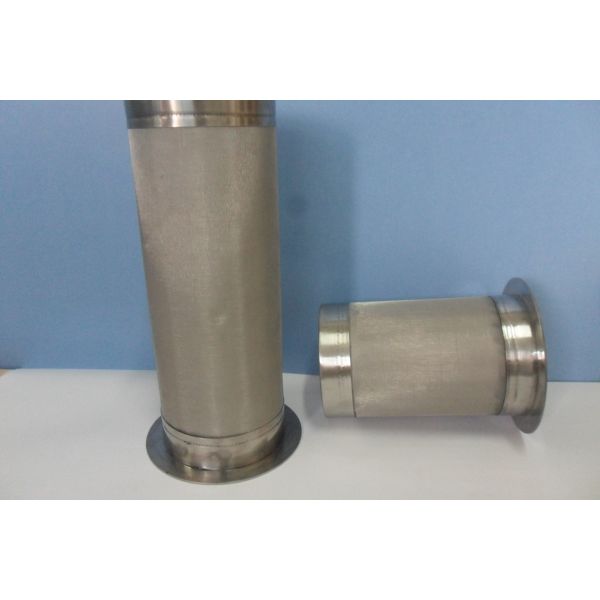1 Micron Sintered Metal Filter , Shock Proof Sintered Woven Wire Mesh Filter